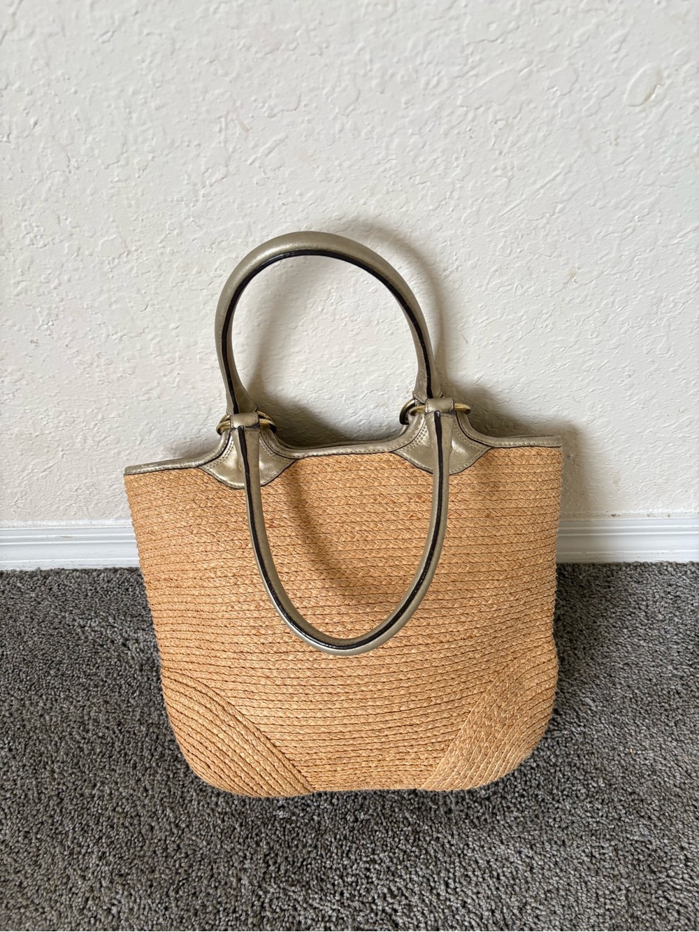 Coach Bleeker Straw Tote - Picture 6 of 11